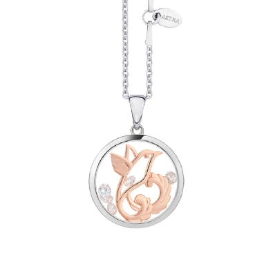 Swift &amp; Free - ASTRA Jewellery
Silver &amp; 14KT Rose Gold Plated 16mm...