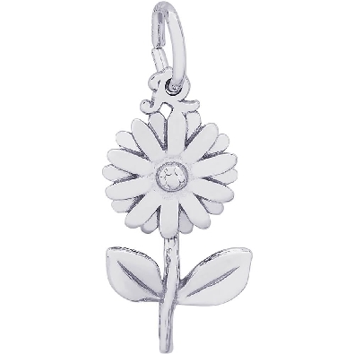 Rembrandt Charms - Daisy Flower  
Silver  