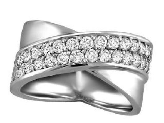 10KT WG   Destiny Collection   Diamond Ring  1.0ctw

*Ring cannot...