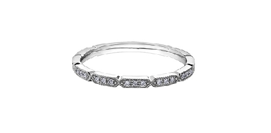 Chi Chi Stackable Diamond Ring 0.08ctw  10KT WG

*Ring sizing not...