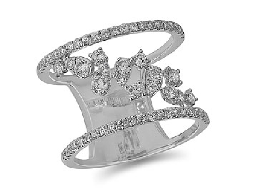 Diamond Fashion Ring 14KT WG 0.79ctw

*Ring cannot be size. Size ...