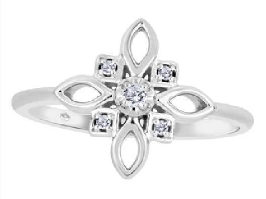Canadian Diamond Ring 0.05ct
10KT White Gold

Canadian Diamonds:...