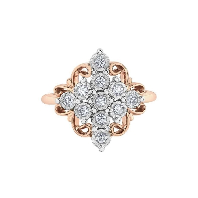 Diamond Ring in Rose and White Gold 0.33ctw
10KT

This sophistic...