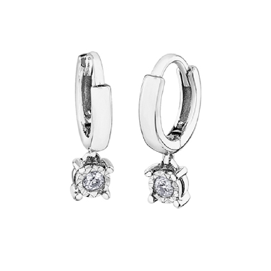 Diamond Illunimaire Earrings 0.06ctw

10KT WG  