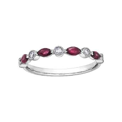Ruby and Diamond Band  
From the Chi Chi Collection&trade;
0.10ctw
1...