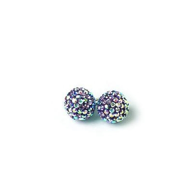 Hillberg & Berk Sparkle Ball Earrings 12mm Assorted Colours
  