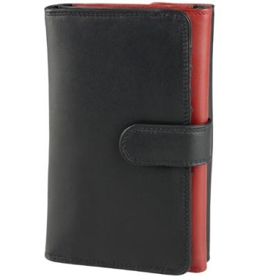 DAL Ladies Black & Red Wallet  