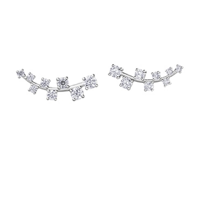 Maple Leaf Diamond&trade;  Canadian Diamond Earrings 1.02ctw
14KT Whit...