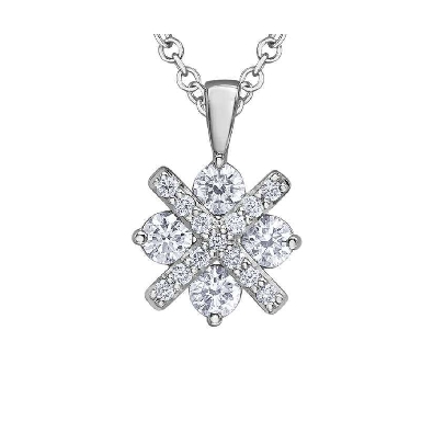 Maple Leaf Diamonds&trade; Pendant 0.45ctw
14KT White Gold

Certific...