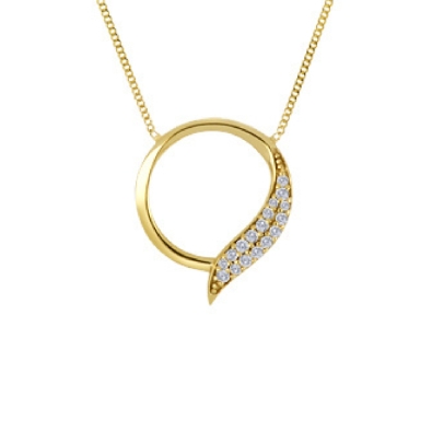 Diamond Pendant 0.08ctw
10KT White; Rose or Yellow Gold
(Pictured...