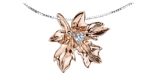 Maple Leaf Pendant From the   Seasons   Collection by Shelly Purdy
...