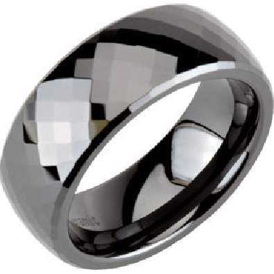 8.0mm Ceramic Couture Faceted Band  