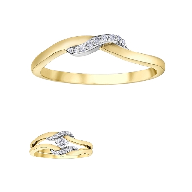 Diamond Wedding Band 0.04ctw
10KT Yellow Gold
(Also pictured with...