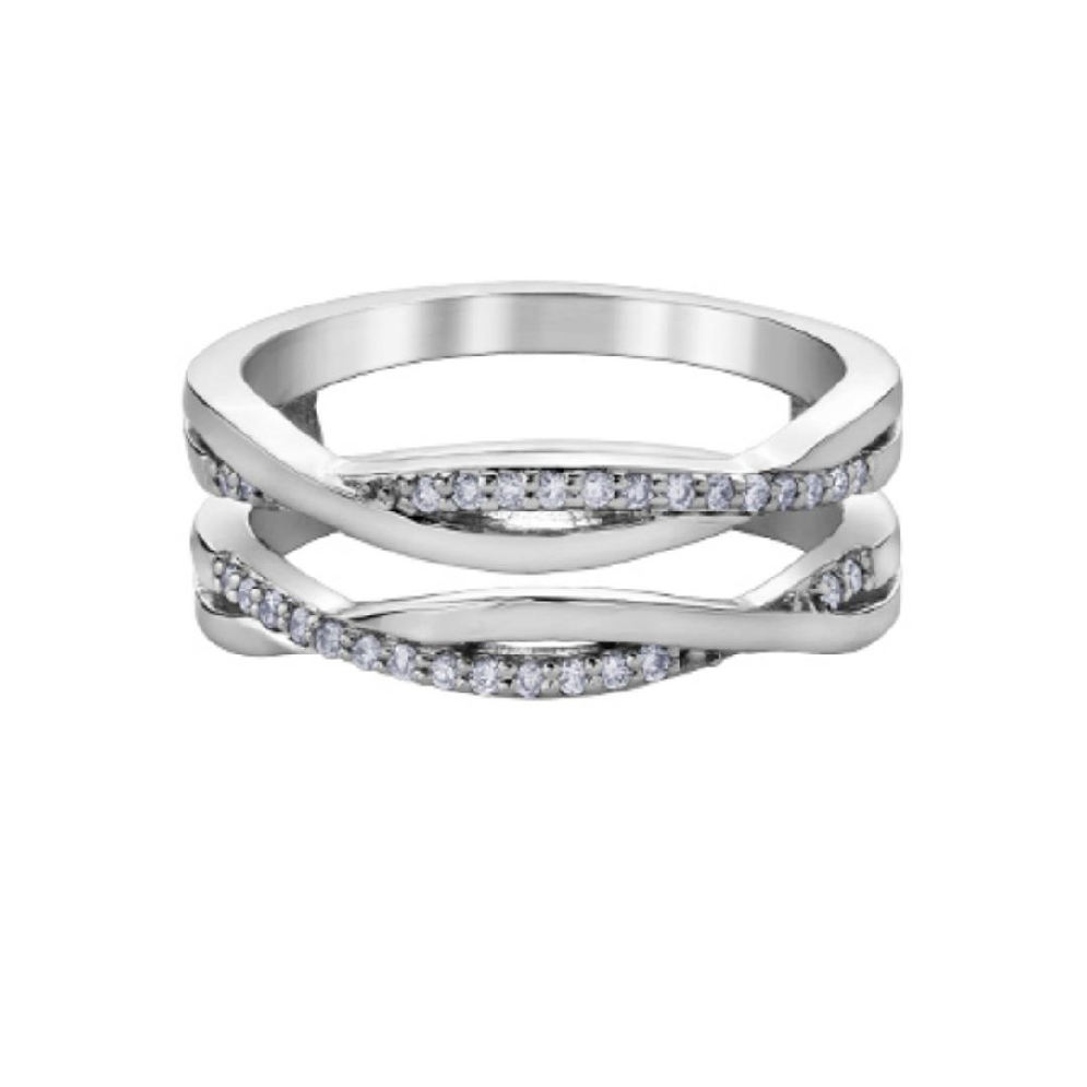 Diamond Cage Ring 0.15ctw.
Fits many different...
