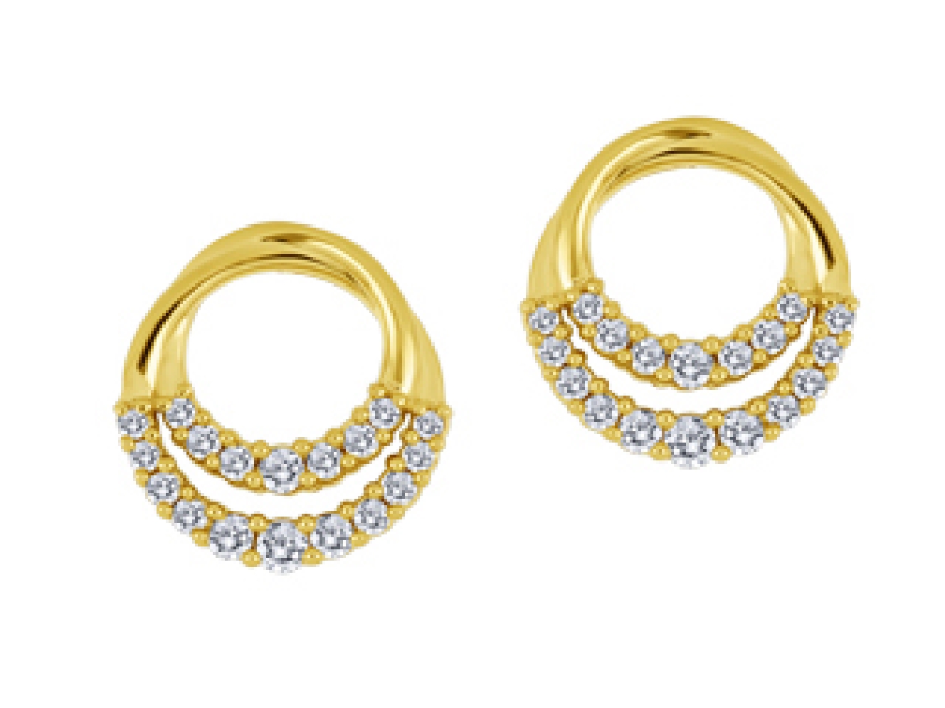 Canadian Diamond Earrings 0.27ctw
10KT White G...