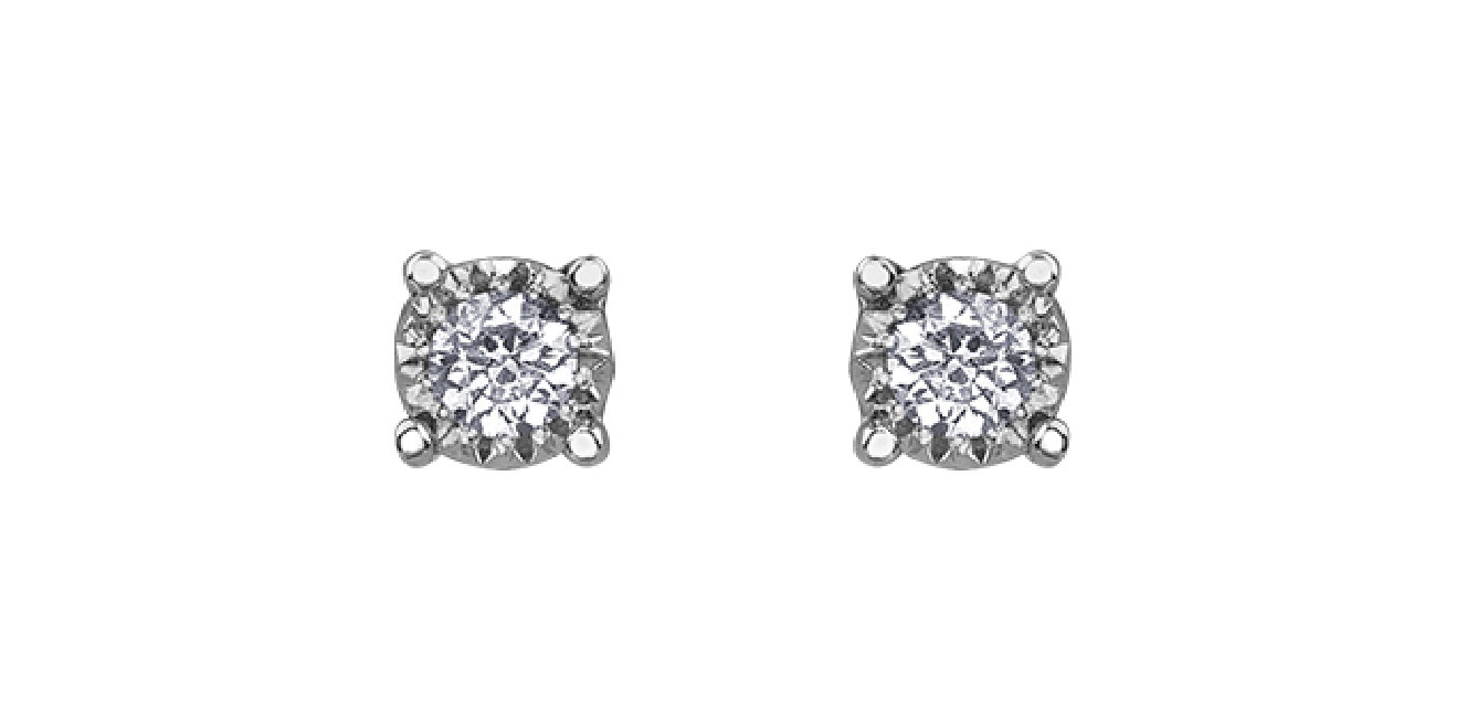 Illuminaire Diamond Earrings 0.05ctw
10KT WG  