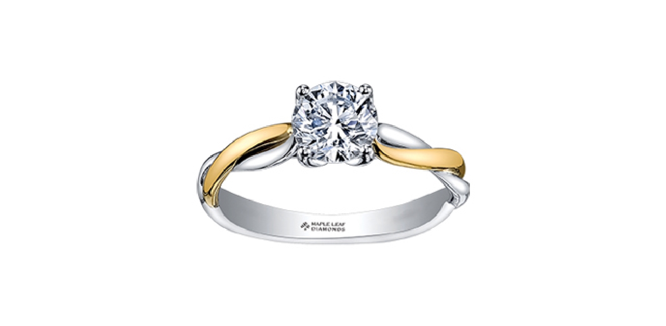 Maple Leaf Diamond&trade; Solitaire Ring
18KT Whit...