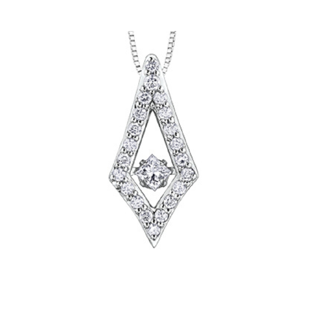 Maple Leaf Diamonds&trade; Pendant 0.25ctw
10KT Wh...