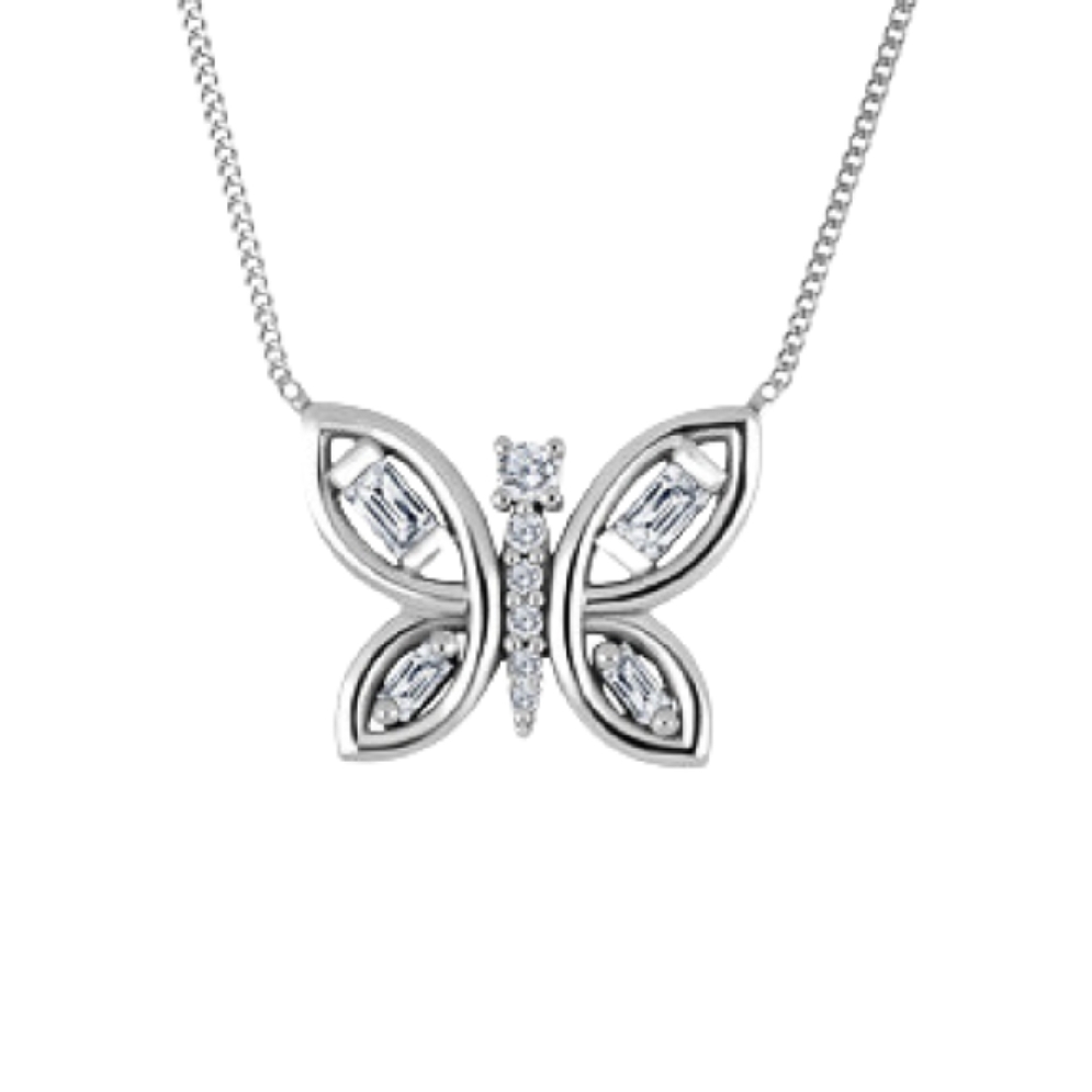 Canadian Diamond Butterfly Pendant 0.14ctw
10K...