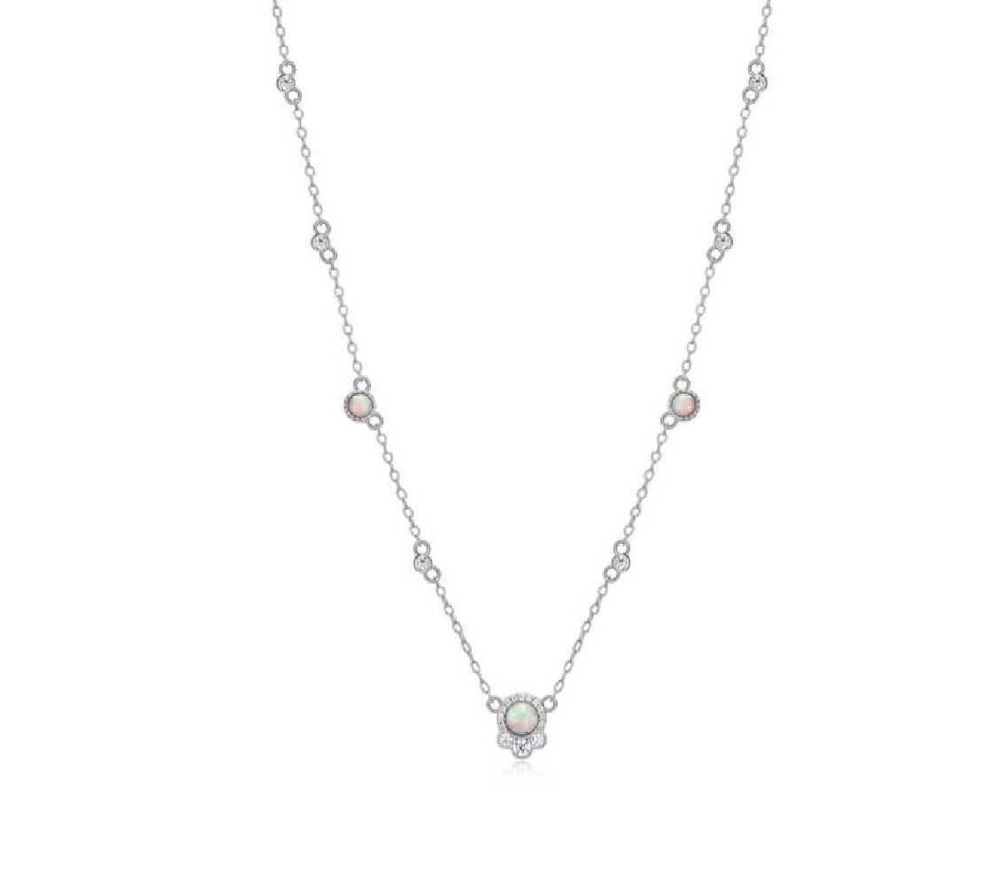 Reign 
Diamondlite CZ
Created Opal Necklace
...