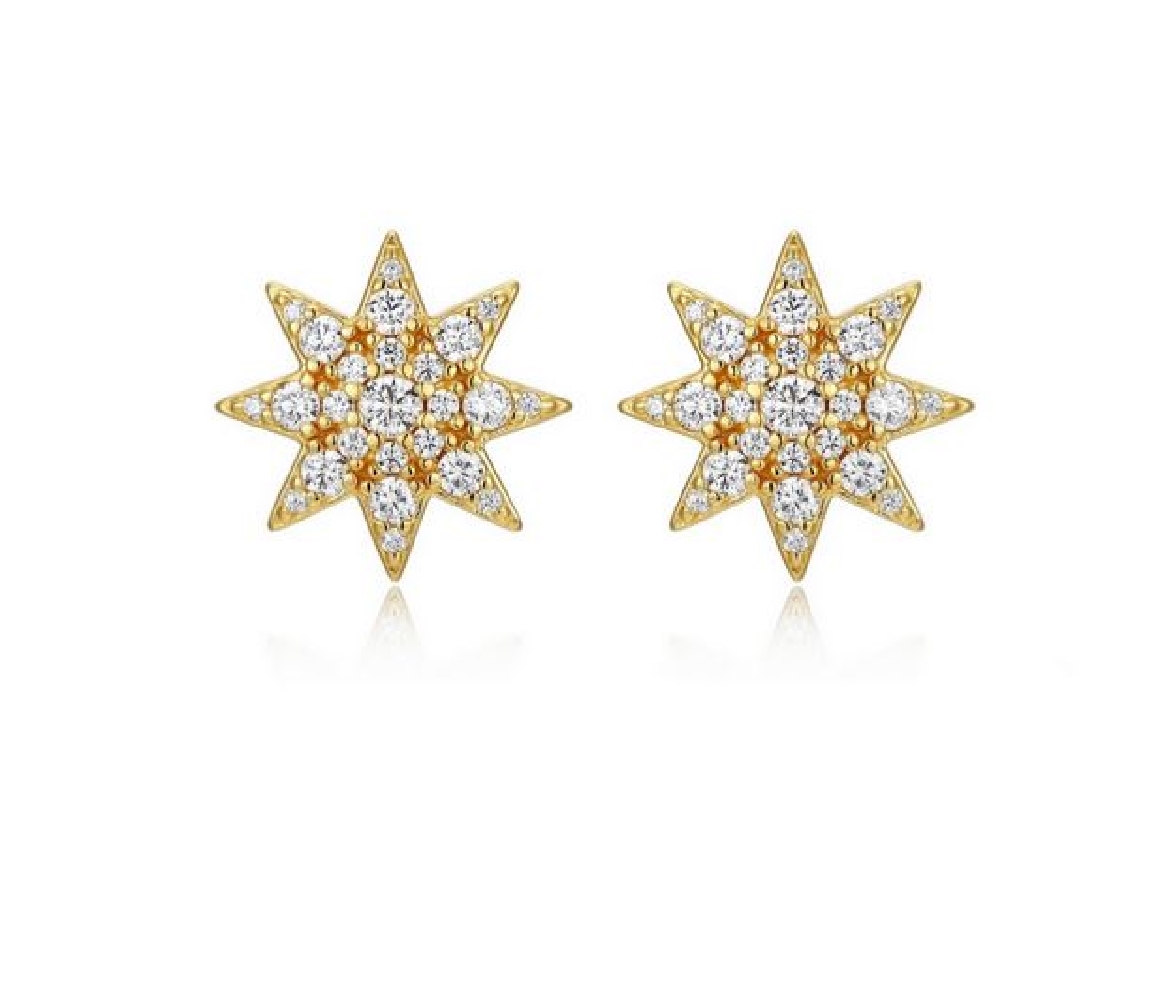 Reign 
Diamondlite CZ
Star Earrings
Silver/G...