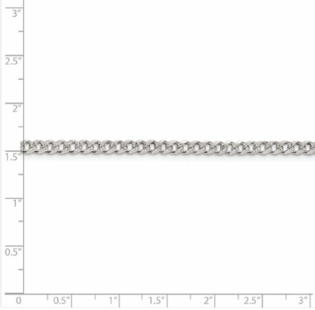 Sterling Silver
Pavé Curb Chain
4mm 
 16    