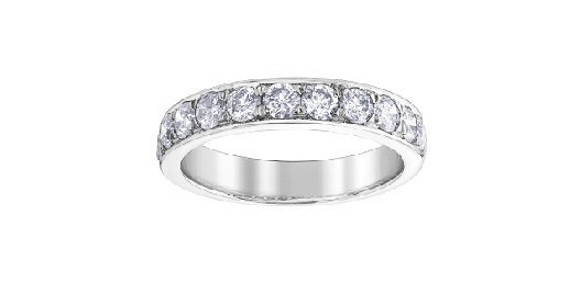 Diamond Anniversary Ring 1.0ctw 10KT WG


*This ring must fit as...