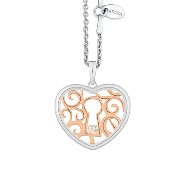 Open Heart - ASTRA Jewellery
Silver &amp; 10KT Rose Gold Plated; 20mm ...