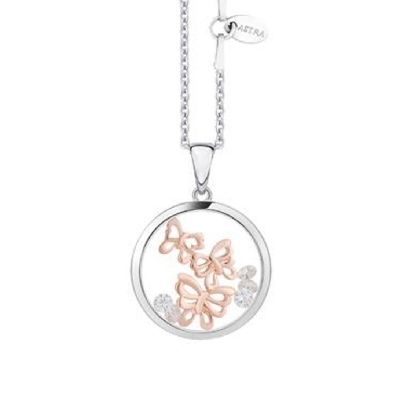 Butterfly Dance - ASTRA Jewellery
Silver &amp; 14KT Rose Gold Plated 1...