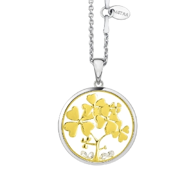 Tree of Love - ASTRA Jewellery
Silver &amp; 14KT Yellow Gold Plated 16...