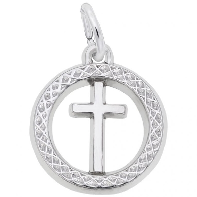 Small Cross in Ring - Silver
(Also available in Gold)

Christian...