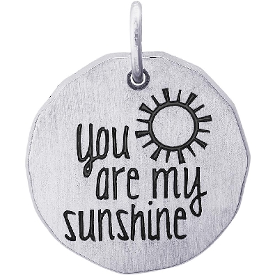 Rembrandt Charms -   You Are My Sunshine   
Silver  