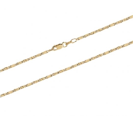 Diamond-Cut Star Chain 22   
10KT Yellow Gold

This chain is a f...
