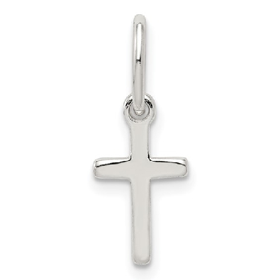 Small Cross Charm
Sterling Silver w/Anti-Tarnish Coating
18mm (H)...