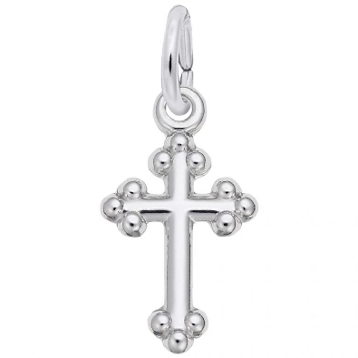 Silver   Fancy Cross   Charm
Also available in yellow or white gol...