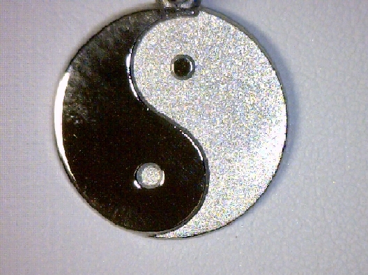 Silver   Yin Yang Disc   Charm 
Also available in yellow or white ...