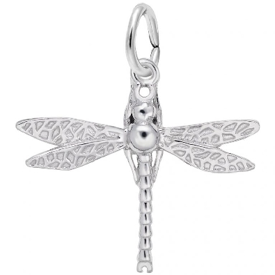 Silver   Dragonfly   Charm
Also available in yellow or white gold....
