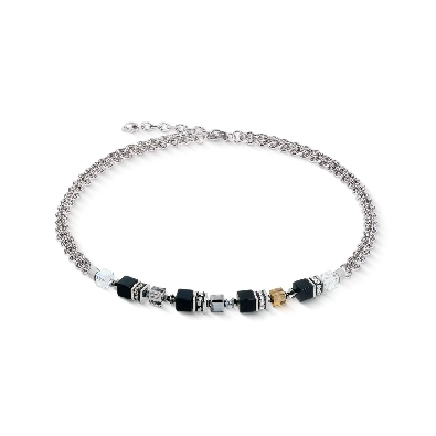 Coeur De Lion &trade;
GeoCUBE&reg; Fusion Winter Necklace
Silver-black
...