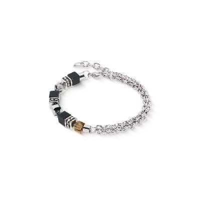 Coeur De Lion &trade;
GeoCUBE&reg; Fusion Winter Hoop Earrings
Silver-bl...