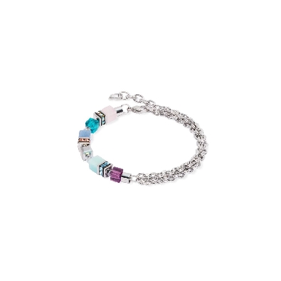 Coeur De Lion &trade;
GeoCUBE&reg; Fusion Summer Bracelet Silver-Couture...