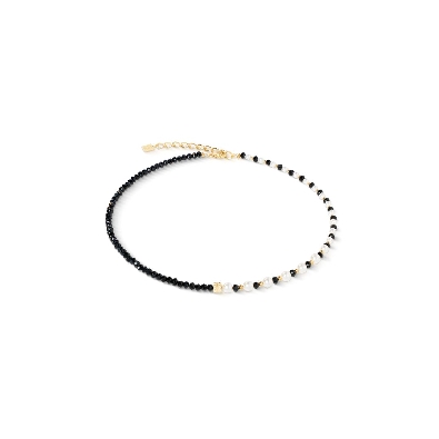 Coeur De Lion &trade;
Trinity Spikes Necklace 
Black &amp; Gold
Yellow G...