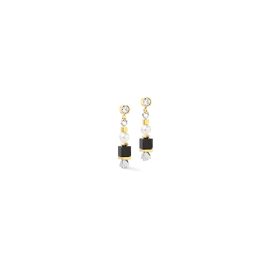 Coeur De Lion &trade;
Trinity Spikes Earrings
Black &amp; Gold
Yellow Go...