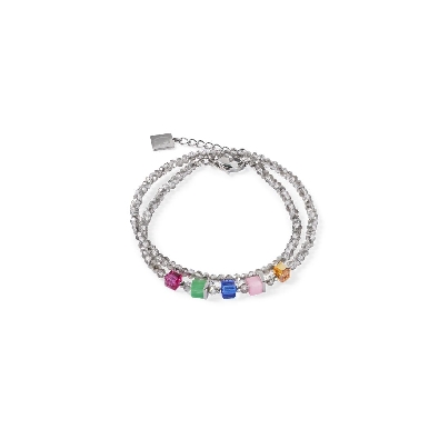 Joyful Colours Update 
Bracelet/ Choker
Silver-Multicolour
Steel...