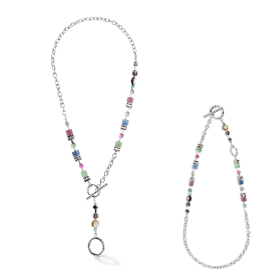Coeur De Lion GeoCUBE&reg; Fusion Necklace - Multicolour Gemstone

T...