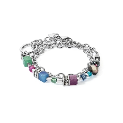Coeur De Lion GeoCUBE&reg; Fusion Bracelet - Multicolour Gemstone

D...