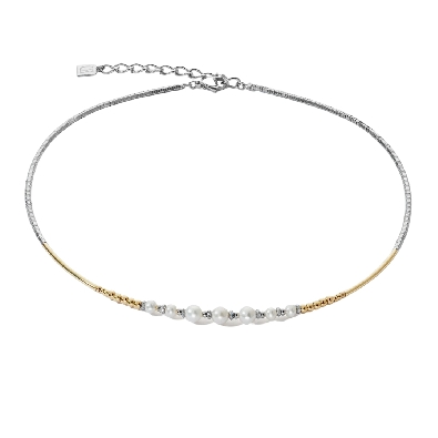 Coeur De Lion Necklace Classic Princess - Freshwater Pearls; Bicolo...