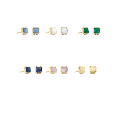 Coeur De Lion&trade;
Birthstone Earrings
Yellow Gold Plated Steel
w ...