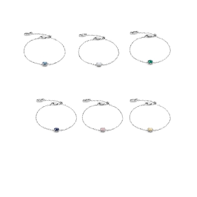 Coeur De Lion&trade;
Birthstone Bracelet
Steel / Natural Stone
adjus...