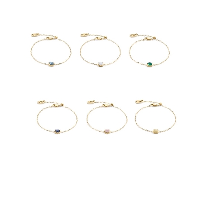 Coeur De Lion&trade;
Birthstone Bracelet
Yellow Gold Plated Steel / N...