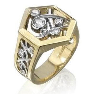14KT 2-Tone Diamond Ring 0.35ctw

*Ring cannot be sized more than...